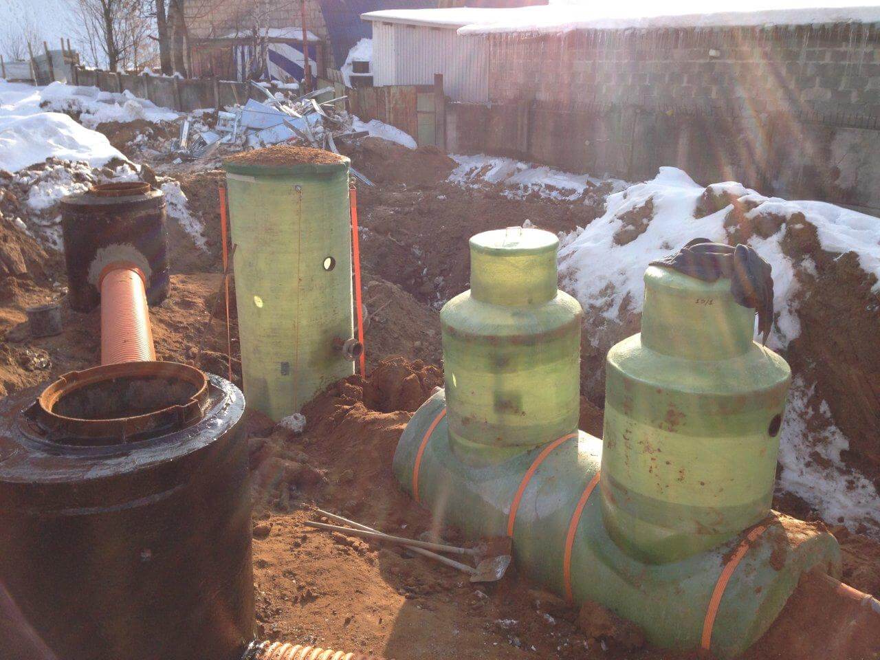 Ливневые очистные сооружения 6 л/с в едином пластиковом корпусе