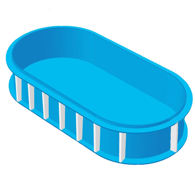 Овальный бассейн из PP-H — заводская сварка