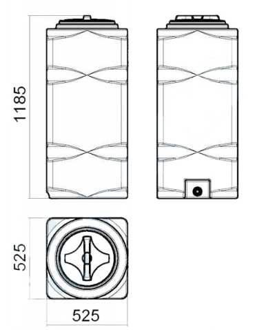 Бак системы увлажнения БСУ250КС