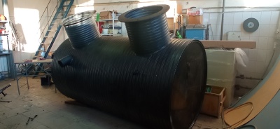 Подземная полиэтиленовая емкость на 5 м³ Ø 1500 мм L 2850 мм для дизельного топлива