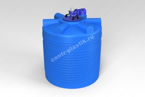 Емкость ЭВЛ 1000 с лопастной мешалкой