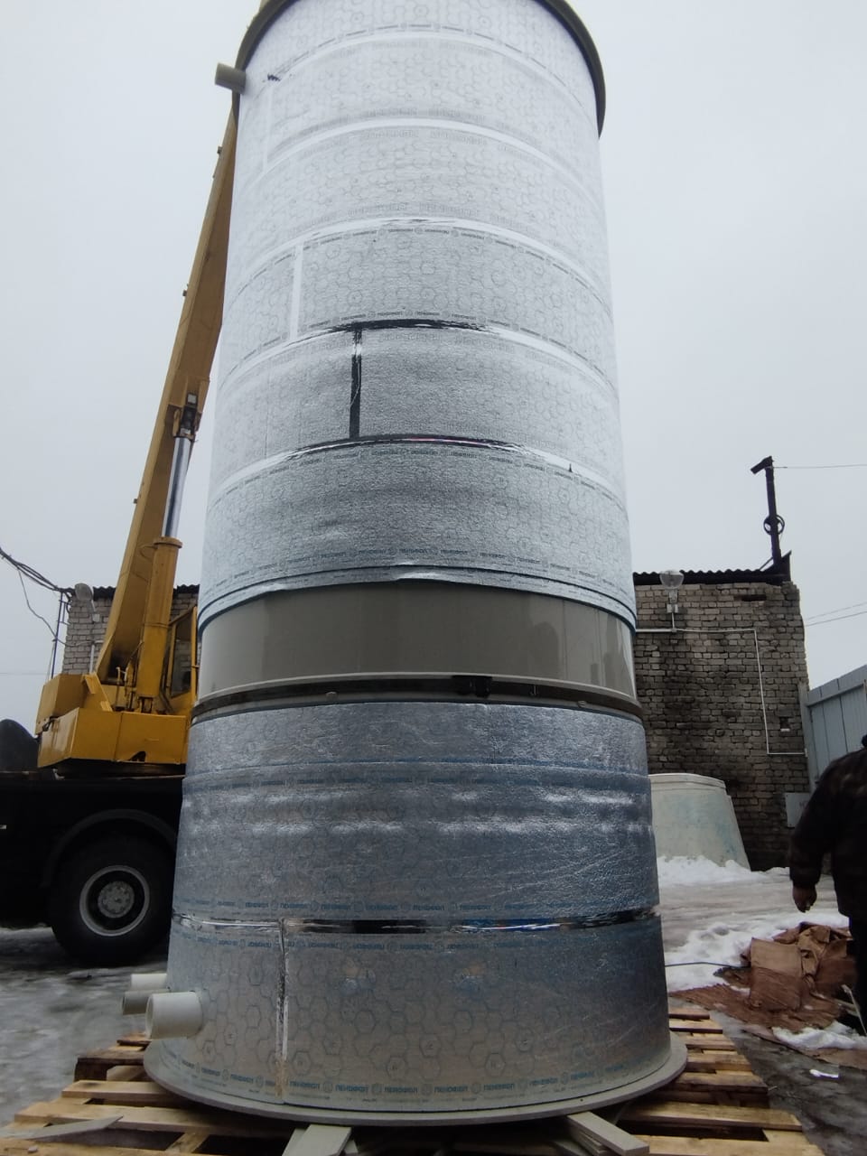 Водоканал (ёмкость ГВС 25 м³ в утеплении) — Краснодарский край, 2025, Полипропилен PP-H, 25 м³ (Ø2400×H5600 мм)