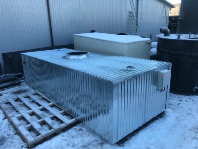 Полиэтиленовая емкость на 14 м³ 5700х2100х1200 с утеплением и облицовкой для питьевой воды