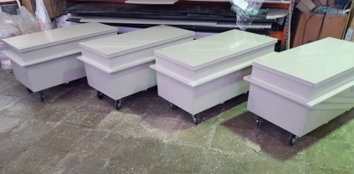 Полипропиленовые ванны на колесах на 350 литров 1200х600х500 для соления капусты