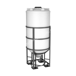 Пластиковая емкость ФМ 2000 в обрешетке