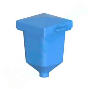 Пластиковый бункер на 60 л с патрубком (БК60-3)