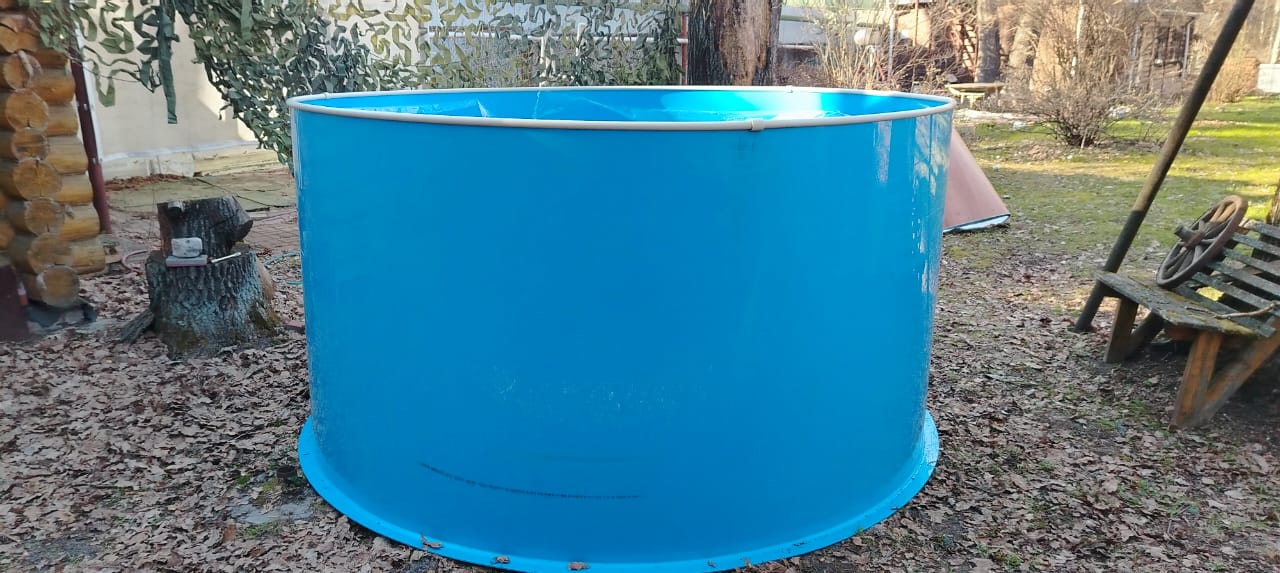 Замена треснувшего бетонного бассейна в банном комплексе — Казань, PP-H, ~10 м³