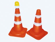 Конус дорожный сигнальный морозостойкий с световозвращающей пленкой (код КС2)