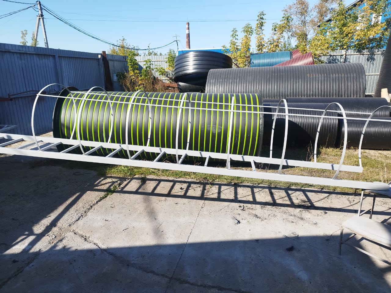 Ёмкость 45 м³ с утеплением, облицовкой и лестницей — Московская область, 2025, PP-H, 45 м³