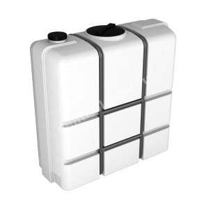 Пластиковая емкость K 1000 в обрешетке