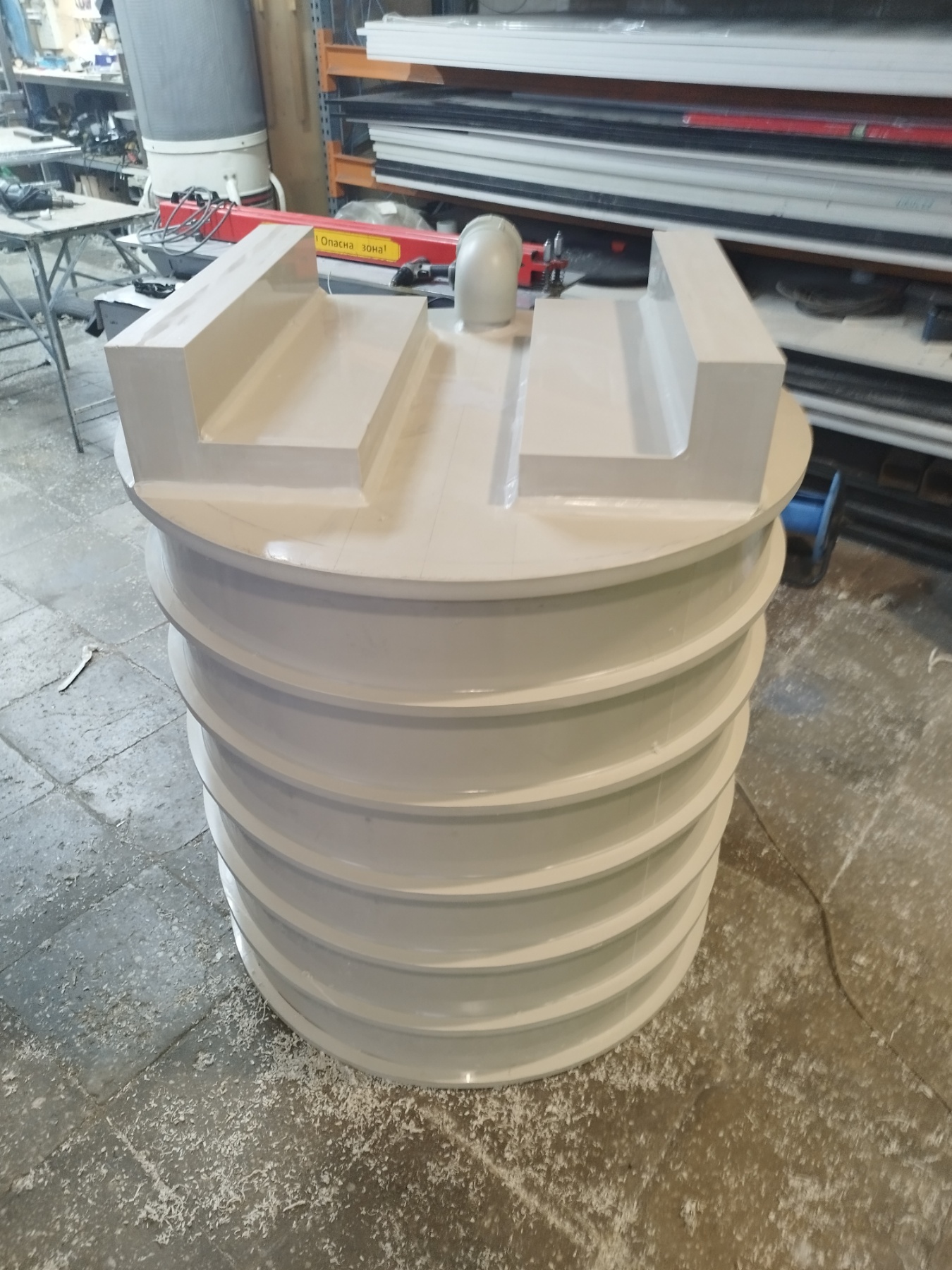 Химическое производство (ёмкость для клея 1 м³) — Ростовская область, 2025, Полипропилен PP, 1 м³