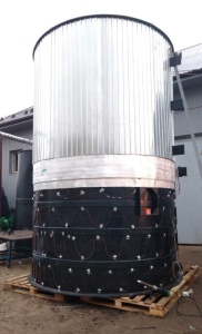 Пожарный резервуар Техно-Пласт с греющим кабелем на 40 м³