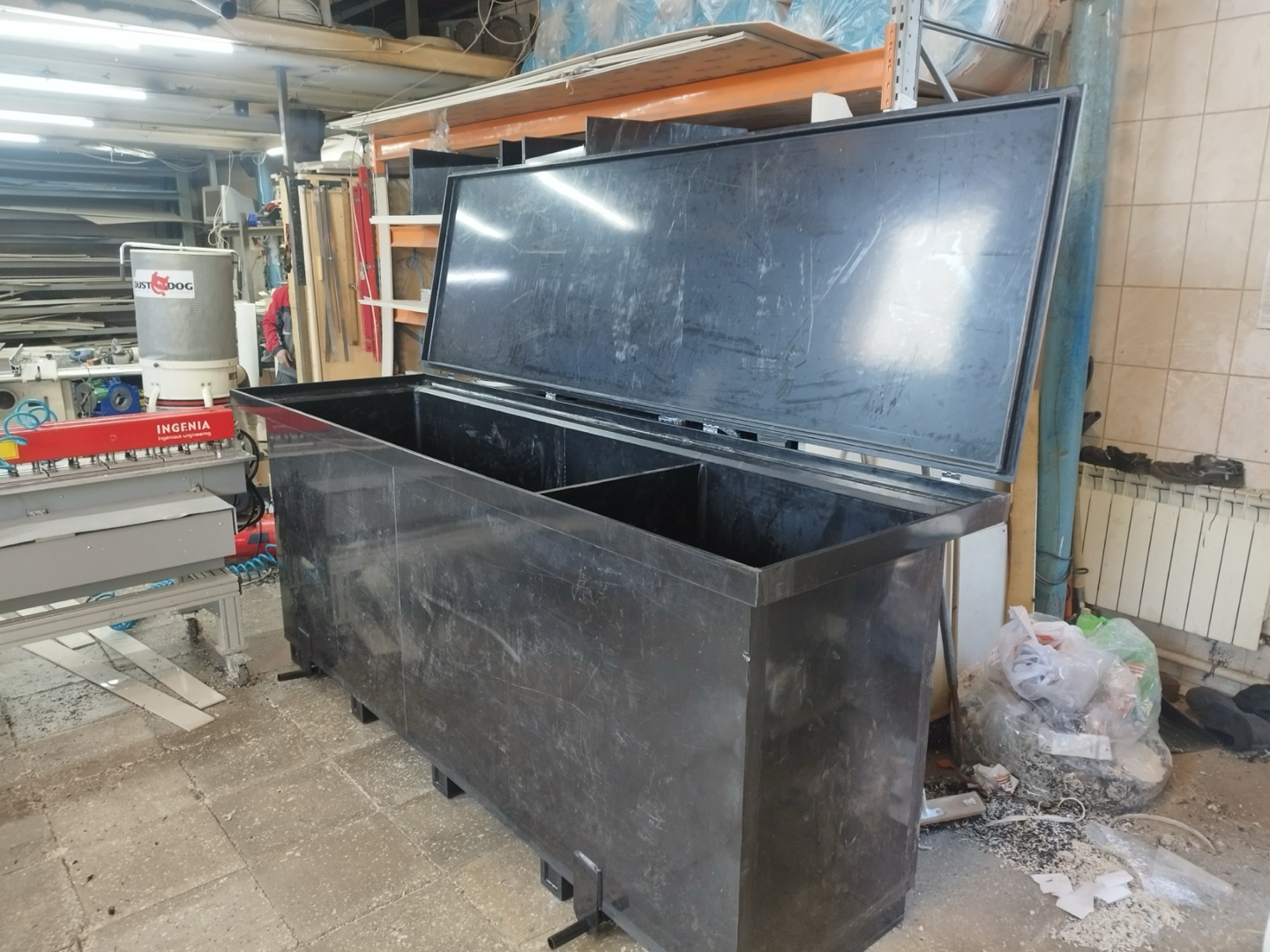 Ванна для промывки деталей после гальванического производства, Полиэтилен (PE)