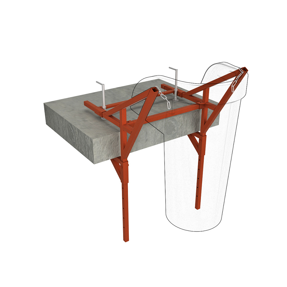 Кронштейн для мусоросбросов Экопром, универсальный