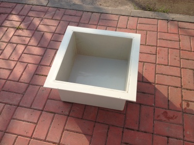 Полипропиленовая вставка в гальваническую ванну 450х450х350