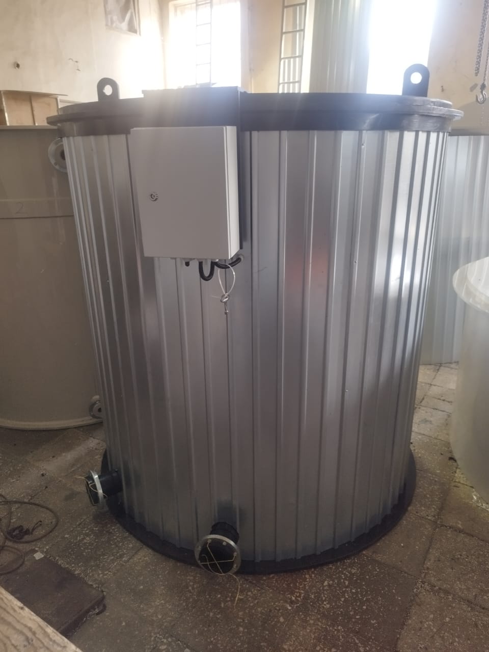 Ёмкость PE 5 м³ с утеплением и обогревом для Крайнего Севера, PE (ПНД, пищевой), 5 м³