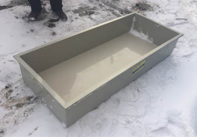 Полипропиленовая ванна на 350 литров 1700х700х300 для кислотных растворов