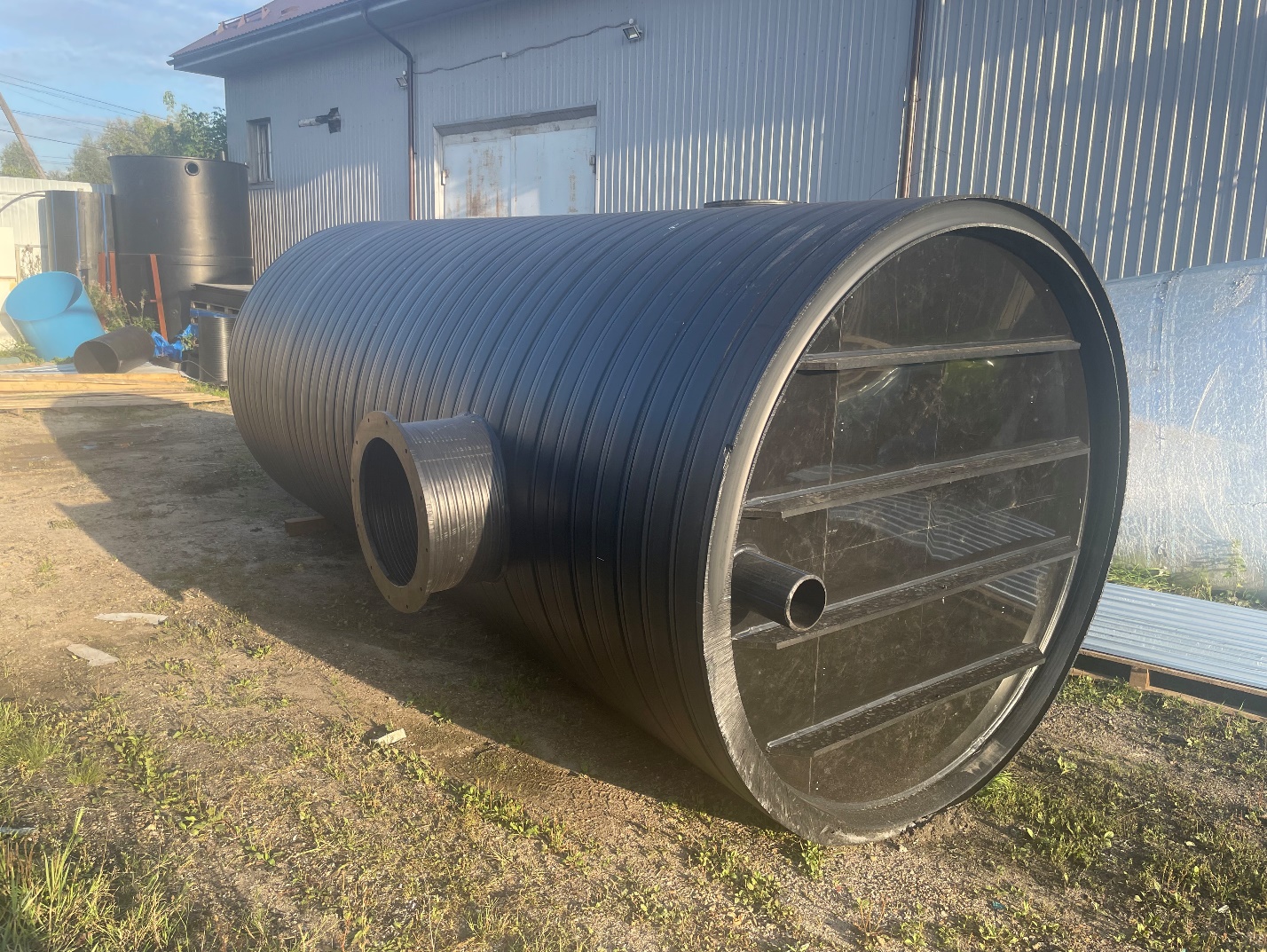 Септик для тяжёлых грунтов и высокого уровня грунтовых вод