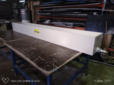 Полипропиленовая ванна на 360 литров с краном 3000х400х300 для трансфотматорного масла