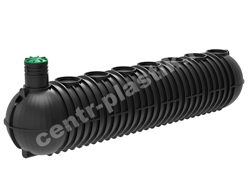 Наземный пожарный резервуар 40 м³ с утеплением и обогревом, Полиэтилен (экструзионная сварка), 40 м³