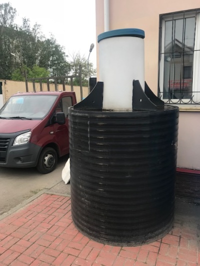 Полиэтиленовый колодец для ливневых стоков Ø 1500 Н 2300