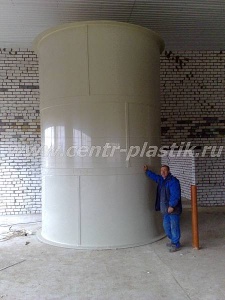Накопительная вертикально-цилиндрическая емкость на 30 м³