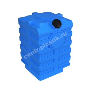 Пластиковая емкость универсальная на 600 литров (синяя)