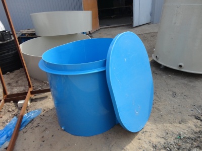 Полипропиленовая купель 1500х1200х1500 с крышкой