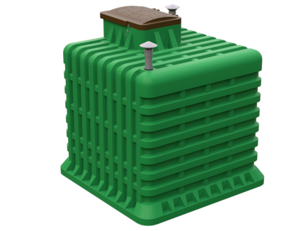 Пластиковый погреб Тортила — герметичный, с полками и вентиляцией