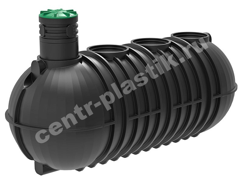 Пластиковый пожарный резервуар 20 м³ — подземная установка, полипропилен PP-H