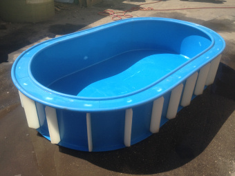 Полипропиленовый детский бассейн 2500х1300х600 мм