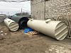 Полипропиленовая горизонтальная емкость на 10 м³ Ø 1500 L 6000 для раствора серной кислоты