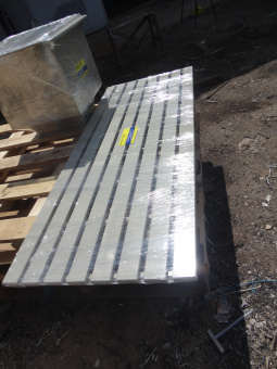 Полипропиленовая подставка под ноги 5000х800х50 для рыбоперерабатывающего производства