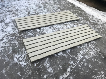 Пластиковые подставки под ноги 2000х600х400 для молочной фермы