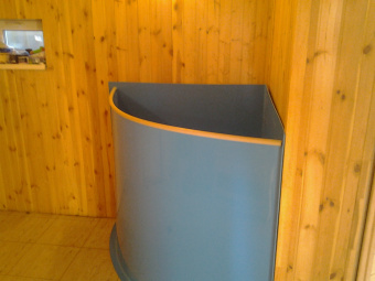 Угловая купель 1200х1200х1200