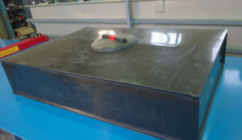 Полиэтиленовый бак для душа на 450 литров