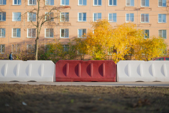 Блок дорожный разделительный высотой 800 и длиной 2000 мм (РДБ800-2)