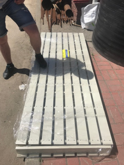 Пластиковые подставки под ноги 3000х900х150 для пивзавода