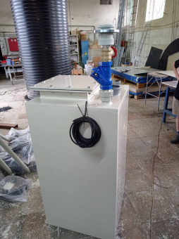 Полипропиленовая мини КНС 700х700х1300 на базе насоса Педролло