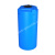 Цилиндрическая синяя емкость с ребрами жесткости и люком. Цилиндрическая синяя емкость с ребрами жесткости и люком.