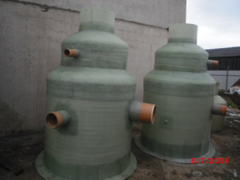 Cтеклопластиковые распределительные колодцы для ливневой канализации