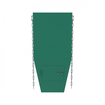 Гаситель скорости металлический зеленый