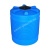 Цилиндрическая синяя емкость с ребрами жесткости.