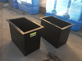 Полиэтиленовые ванны 1000х600х800 для гальванического раствора