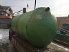 Накопительная стеклопластиковая емкость на 5 м³ Ø 1500 L 3050  для фекальных стоков
