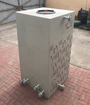 Полипропиленовая емкость на 2 м³ для горячей воды (ГВС)