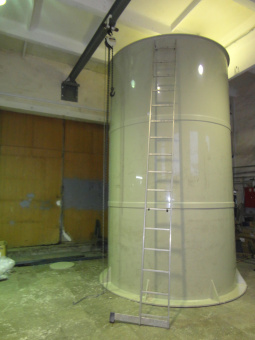 Полипропиленовая емкость на 24 м³ Ø 2600 Н 4500 для ГВС