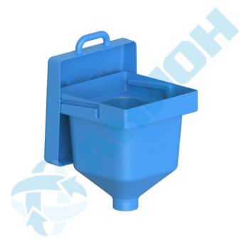 Пластиковый бункер на 45 л с патрубком (БК45-3)