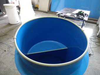 Полипропиленовая купель 1300х1200х1300с сидением
