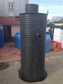 Полиэтиленовая ЛНС Ø 1200 Н 4500 под дорогу на базе насосов Вило